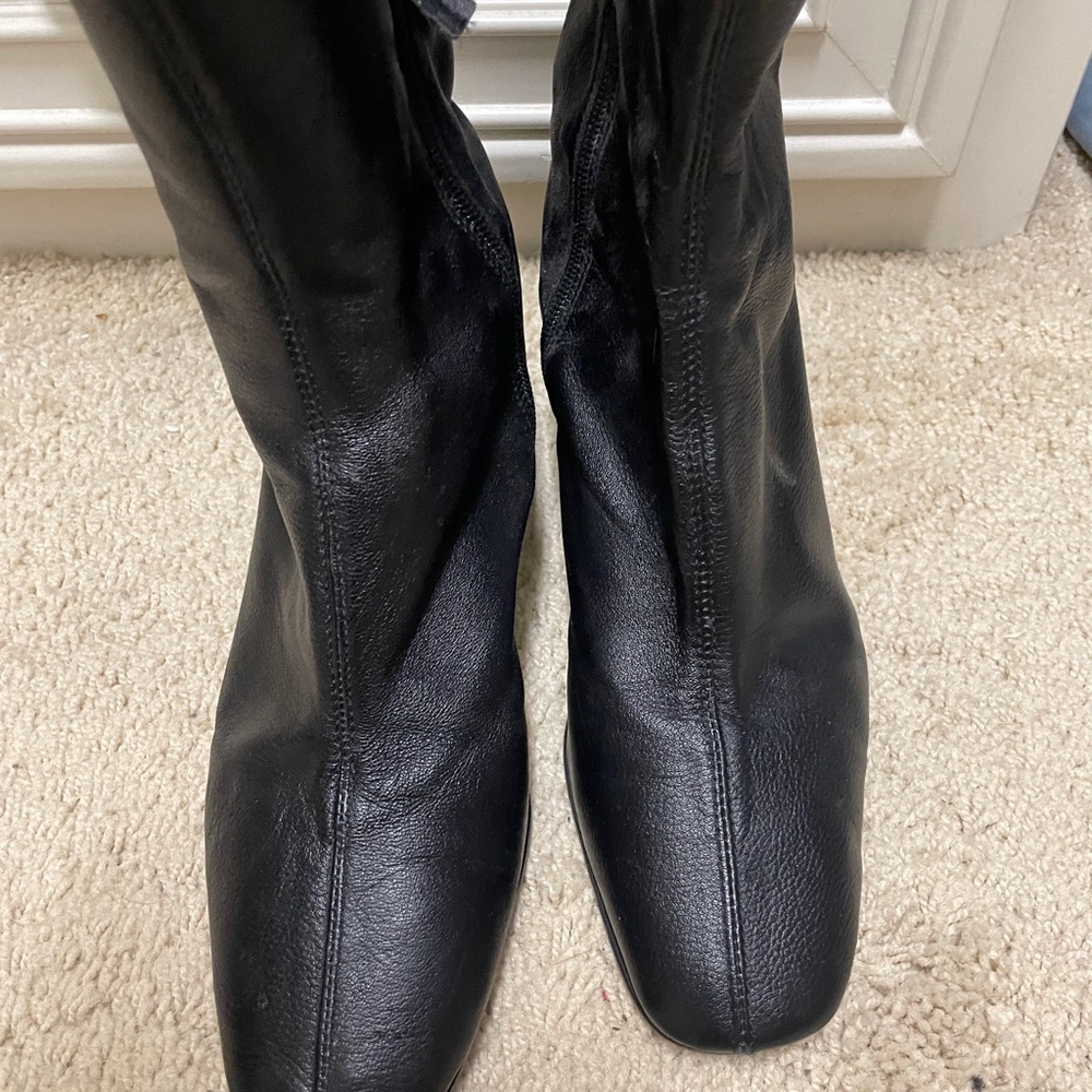 Zara Squared Toe Booties - image 5